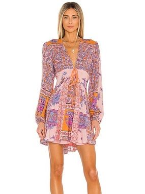 Free People Mixin It Up Mini Dress
